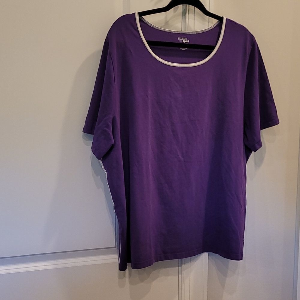 Liz & Me Sport 2X (22-24W) Purple Tee
